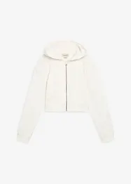 Sweatvest met capuchon van biologisch katoen, bonprix