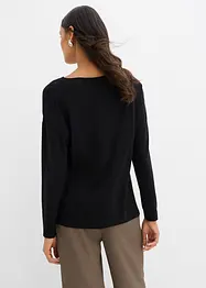 Longsleeve van viscosemix, bonprix