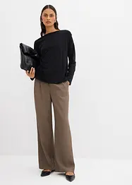 Longsleeve van viscosemix, bonprix