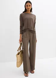 Longsleeve van viscosemix, bonprix