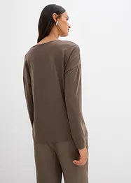 Longsleeve van viscosemix, bonprix