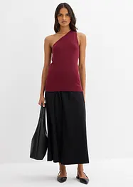 Gebreide off-shoulder top van een viscosemix, bonprix
