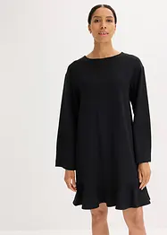 Korte jurk met volant van Punto di Roma, bonprix