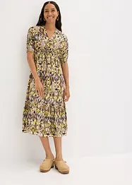 Gedessineerde midi jurk, bonprix