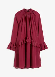 Chiffon jurk met volants, bonprix