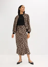 Midirok van soepelvallend satijn, bonprix