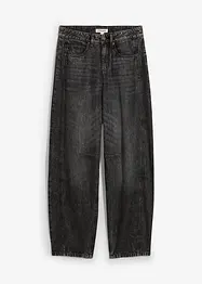 Barrel jeans mid waist, super soft, bonprix