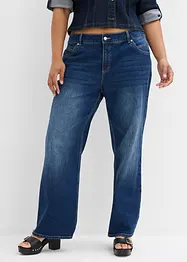 Straight jeans mid waist, bonprix