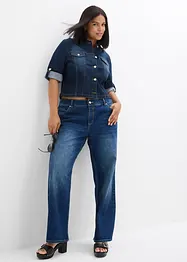 Straight jeans mid waist, bonprix
