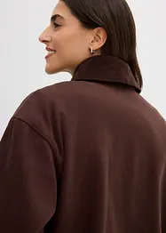 Twill jas met kraag van corduroy, bonprix