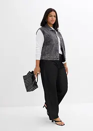 Jeans gilet van katoen, bonprix
