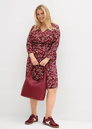 Jersey jurk van crêpe, bonprix