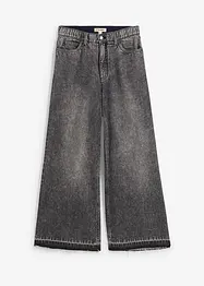 Wide leg jeans high waist, cropped, bonprix