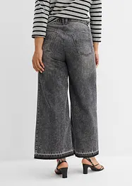 Wide leg jeans high waist, cropped, bonprix