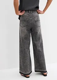 Wide leg jeans high waist, cropped, bonprix