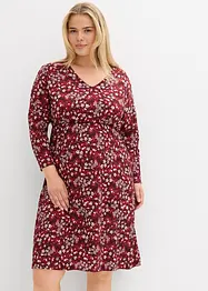 Jersey jurk van crêpe, bonprix