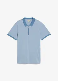 Piqué poloshirt met een rits, bonprix