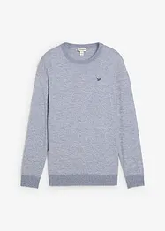 Fijn gebreide trui met katoen, bonprix