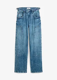 Wide leg jeans, mid waist, bonprix