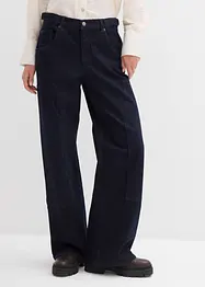 Wide leg jeans, mid waist, bonprix