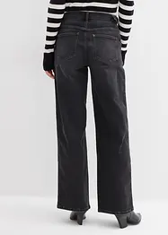 Wide leg jeans, mid waist, bonprix