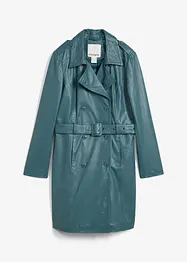 Lange leren jas, bonprix