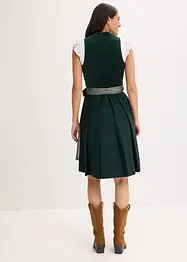 Dirndl met fluweel in midi lengte (2-dlg. set), bonprix