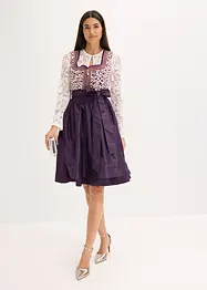 Dirndl met schort met borduursel (2-dlg. set), bonprix