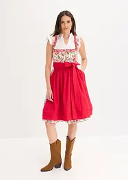 Dirndl met geborduurde schort (2-dlg. set), bonprix