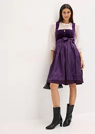 Dirndl met fluweel in midi lengte (2-dlg. set), bonprix