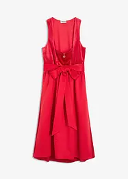Midi dirndl met fluweel en schort (2-dlg. set), bonprix