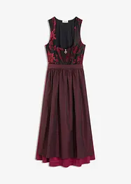 Dirndl met fluweel in midi lengte (2-dlg. set), bonprix