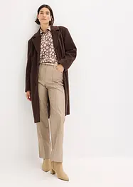 Korte coat in wollen look, bonprix