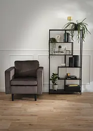 Fluwelen fauteuil, bonprix