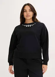 Oversized sweater van katoen, bonprix