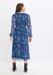 Mesh midi jurk, bonprix