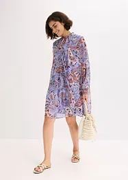 Chiffon tuniekjurk met een strik, bonprix