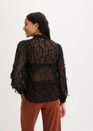 Blouse met franjes, bonprix