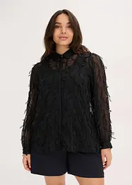 Blouse met franjes, bonprix