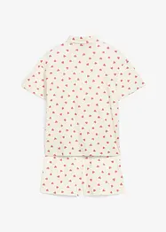 Shortama van puur biologisch katoen met knoopsluiting (2-dlg. set), bonprix