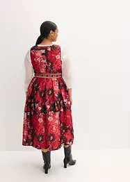 Dirndl met schort met borduursel (2-dlg. set), bonprix