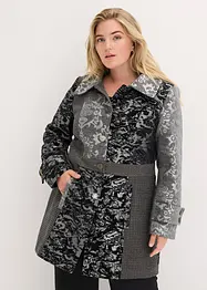 Korte jas met jacquard patroon, bonprix