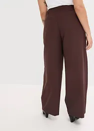 Wijde bandplooibroek met stretch, bonprix