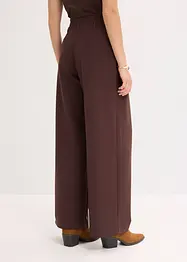 Wijde bandplooibroek met stretch, bonprix