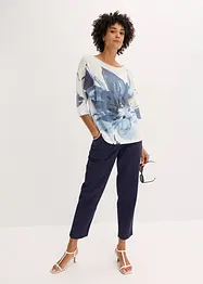 Trui met bloemenprint, bonprix