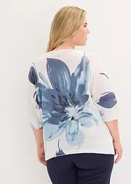 Trui met bloemenprint, bonprix