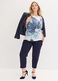 Trui met bloemenprint, bonprix