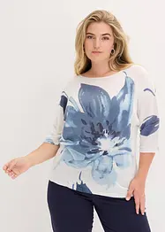 Trui met bloemenprint, bonprix