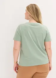 T-shirt met glitterprint, bonprix