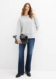 Sweater met blouse, bonprix